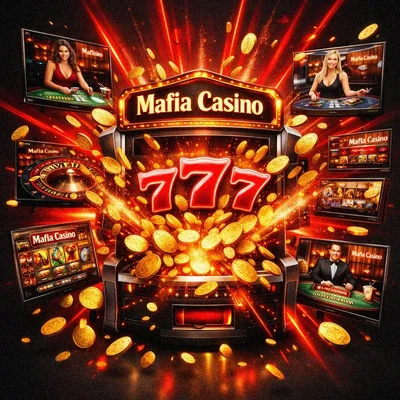Explosive slot machine displaying massive game library