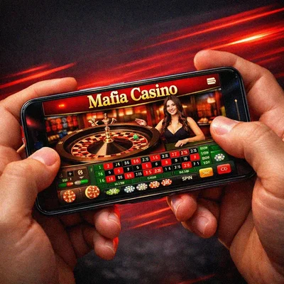 Playing live casino games on mobile smartphone